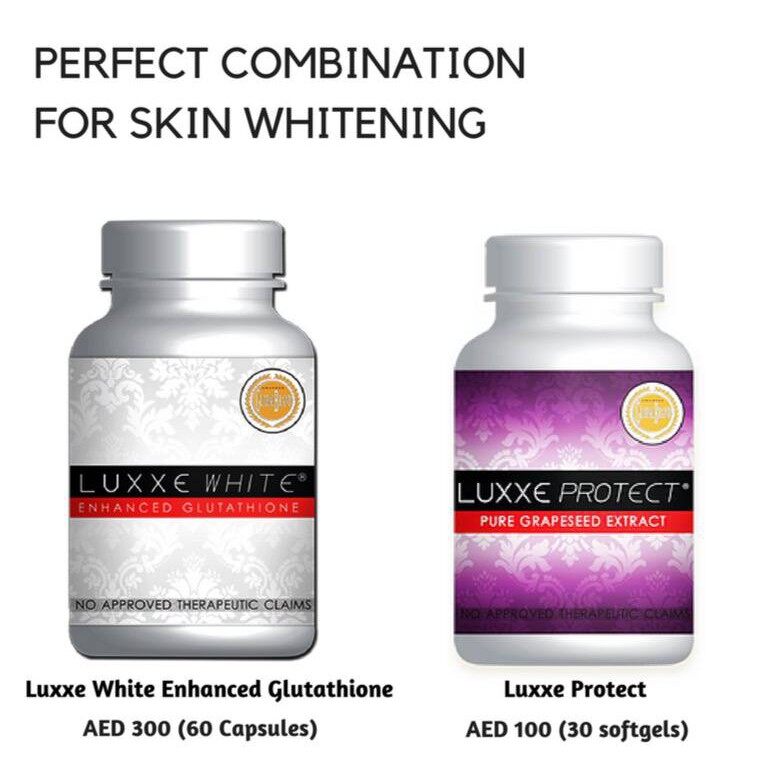 Luxxe White + Luxxe Protect + Soap01 FRONTROW INTERNATIONAL 2-Piece Luxxe White Enhanced Glutathione