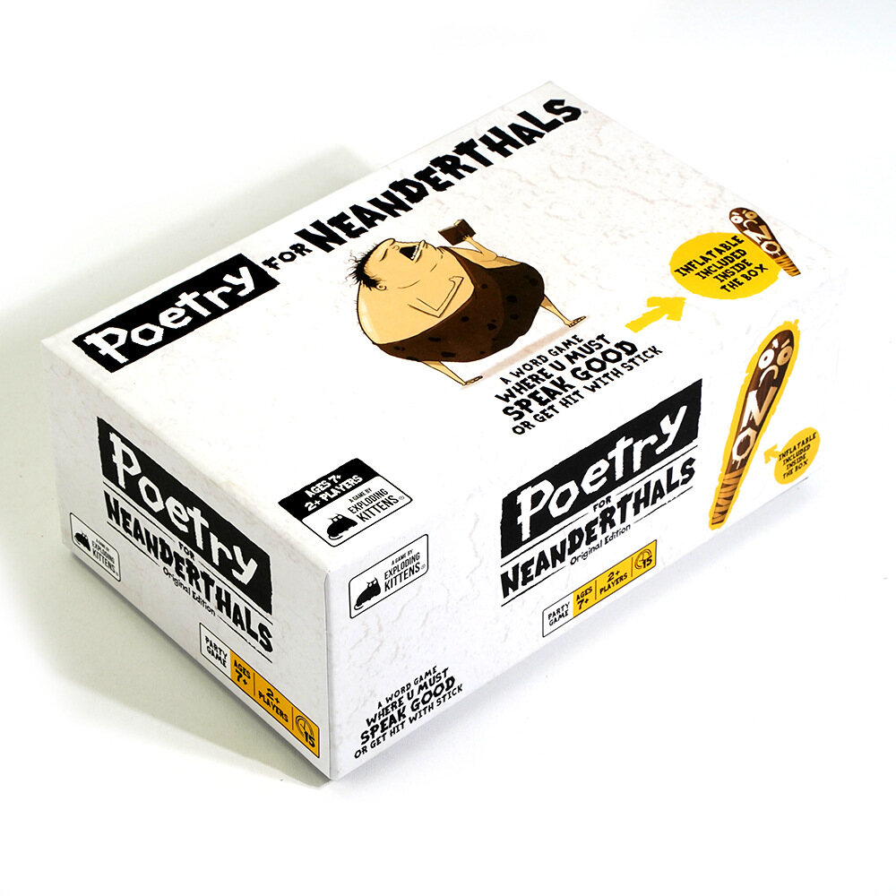 Board Game Poetry for Neanderthals Card Game Exploding Kittens