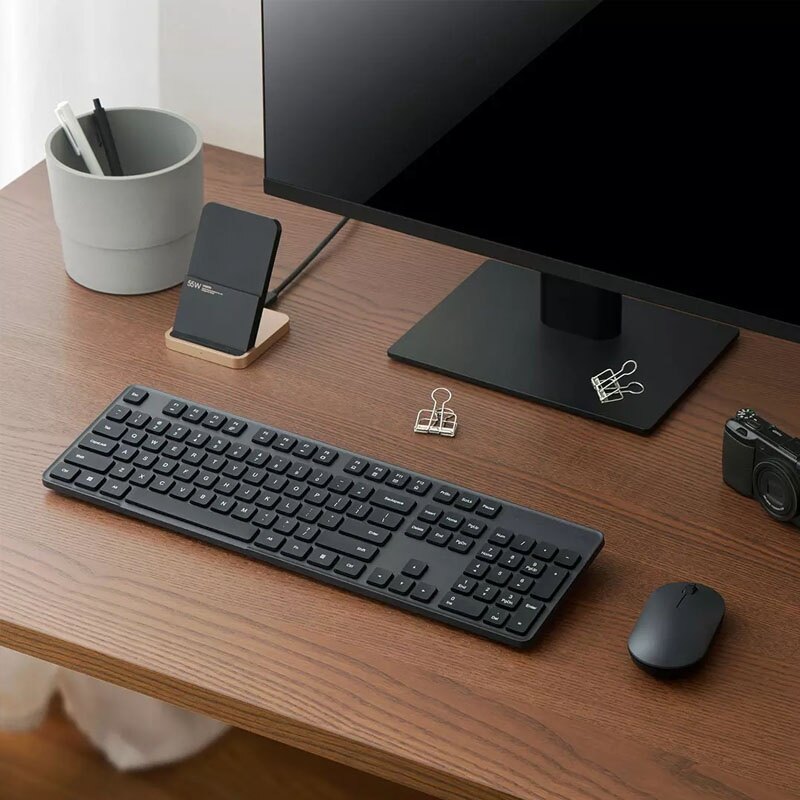 Xiaomi Wireless Keyborad Mouse Set 2 RF 2.4GHz Office Keyboard 104 Keys For Windows PC Compatible USB game Lightweight Mouse