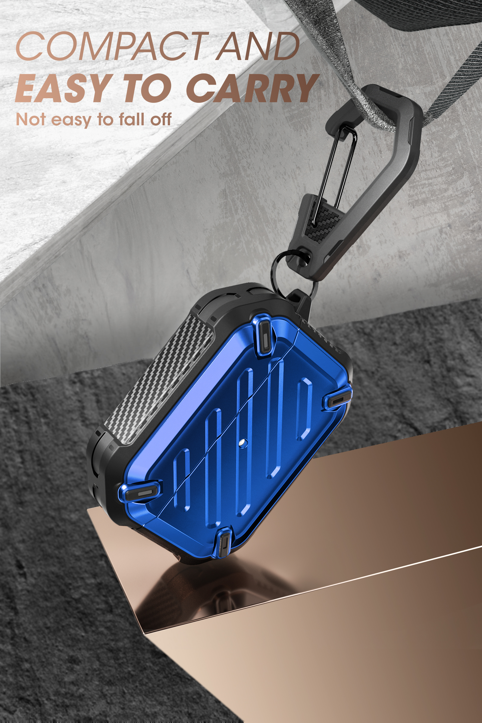 SUPCASE Ốp Unicorn Beetle Pro Series Được Thiết Kế Cho Airpods Pro (2022 / 2019) Ốp Bảo Vệ Chắc Chắn Toàn Thân Với Móc Đa Năng Cho AirPods Pro (Thế Hệ 2/Thế Hệ 1)