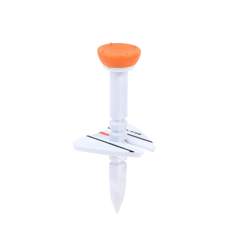 Sanba New Double Golf Tee Step Down Golf Ball Holder Tee Plastic Golf Tee Accessories