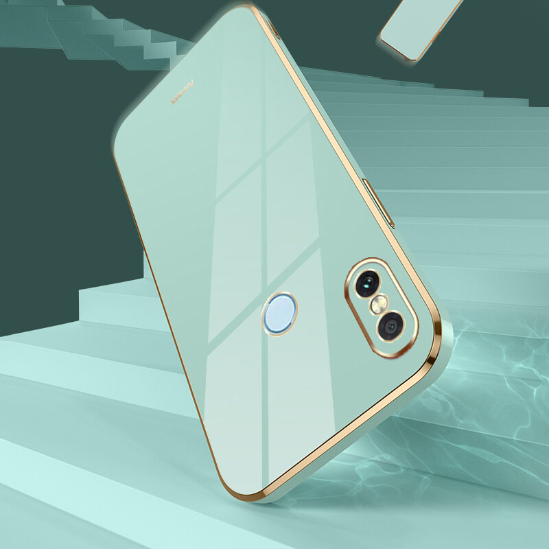YBD Plating phone Case For Xiaomi Redmi Note 5 Casing Precise Camera Protection cases Luxury Straight Edge Cover