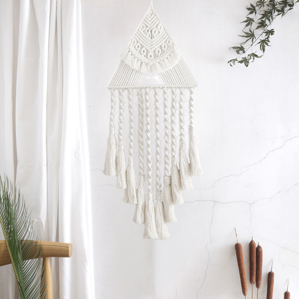 Blesiya Hand Woven Dream Catcher Macrame Wall Hanging Boho Tapestry for Home Decor