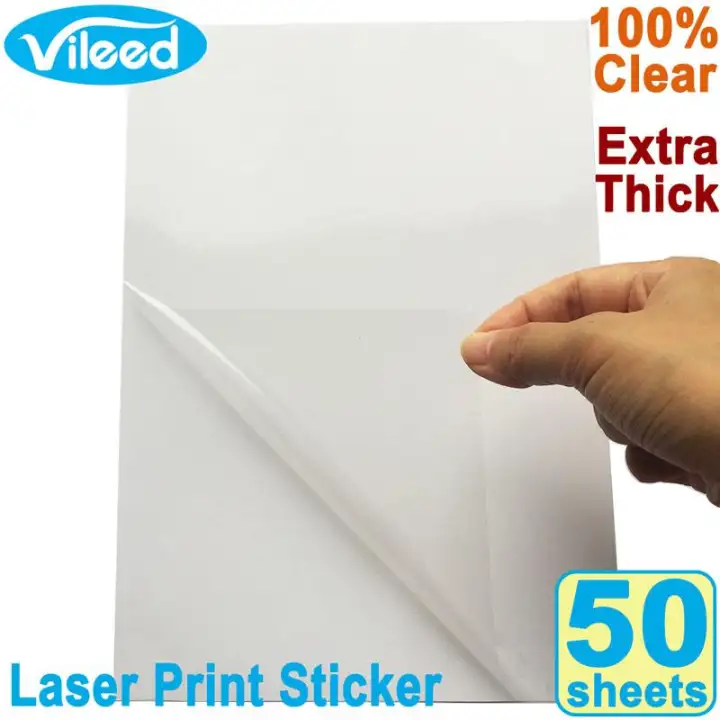 print transparent sticker
