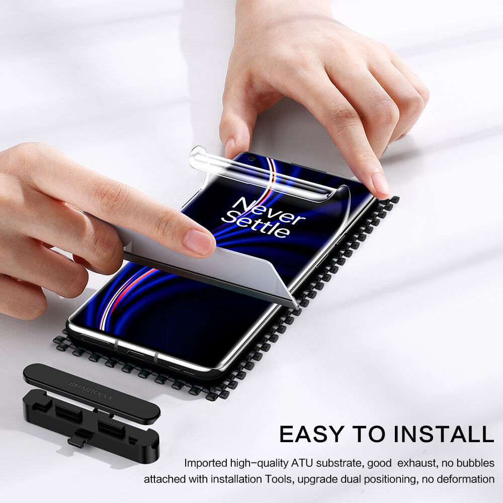 Smartdevil bảo vệ màn hình cho OnePlus 13 Oneplus 12 12R Oneplus 11 Oneplus Ace 3 Pro Ace 2 Pro Oneplus 10 Pro 9 Pro Oneplus 8 Pro Oneplus 7 Pro/7t PRO bảo hiểm đầy đủ miếng dán film mềm