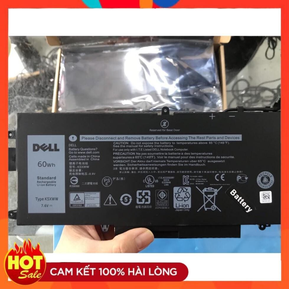 Hàng zin pin dell latitude 5285 5289 7389 7390 k5xww new original