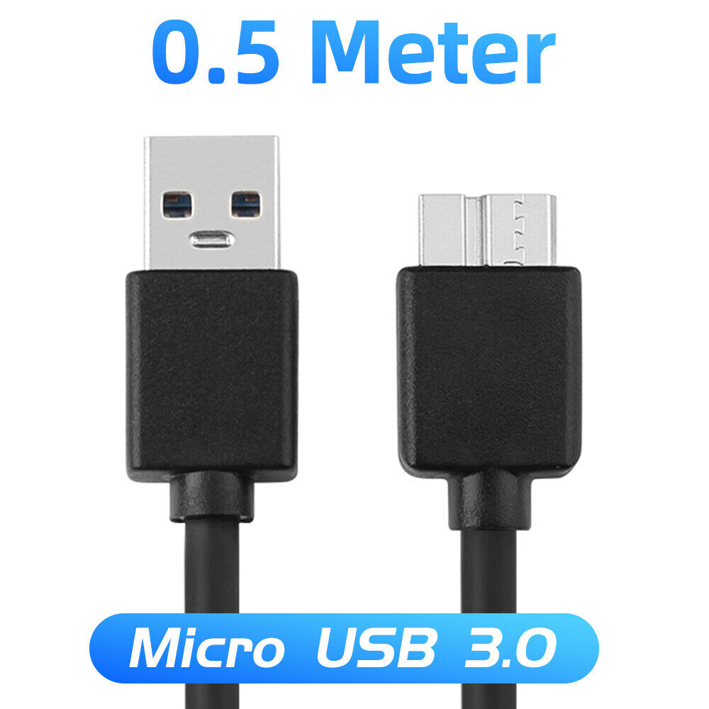 FONKEN USB 3.0 Micro B Data Cable Male A To Micro B USB Cable 5 Gbps Hard Drive Cables For Samsung Note3 Camera