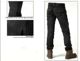 motorcycle jeans with knee pads