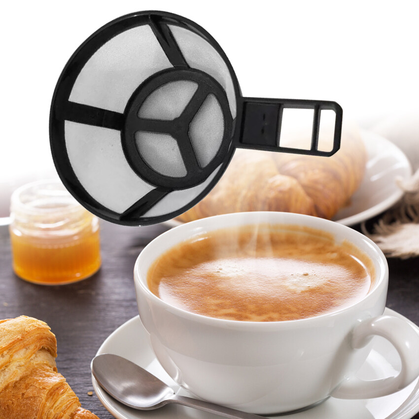 Reusable Coffee Pot Filter Holder Dripper Mesh Basket With Handle