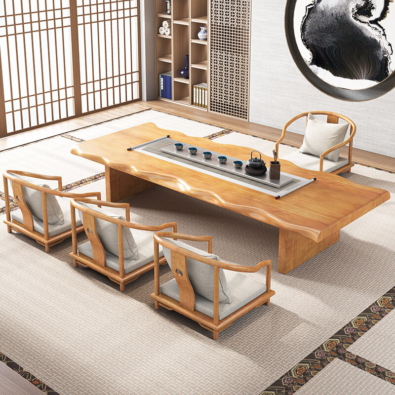 Japanese tea deals table and chairs