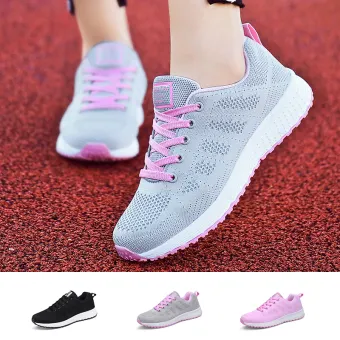 pink casual sneakers