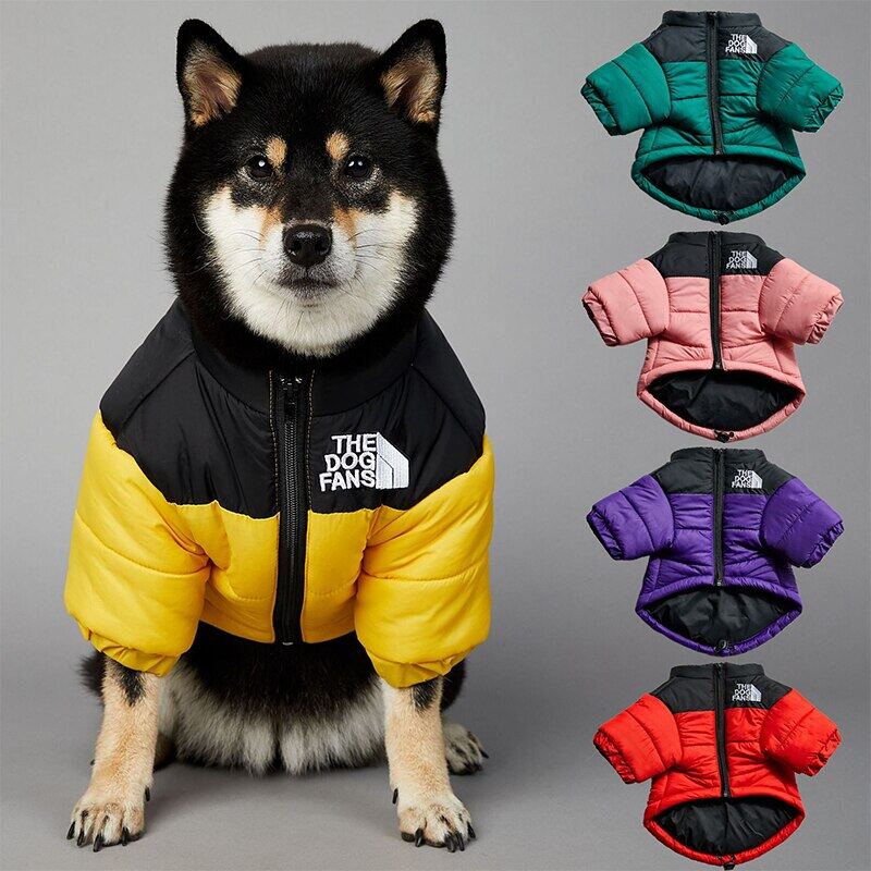 Áo Khoác Cotton Mùa Đông Cho Chó Cưng Áo Khoác Cho Thú Cưng Dày Ấm Áp Áo