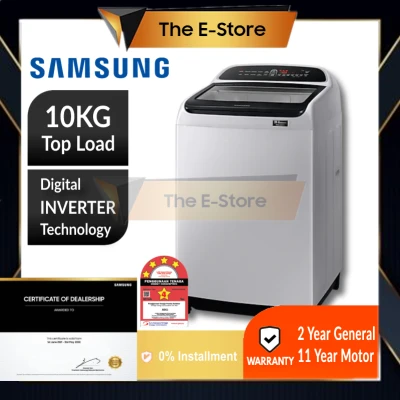 Samsung 10KG Top Load Washer | WA10T5260BY/FQ (Washing Machine Top Loader Mesin Basuh 洗衣机)