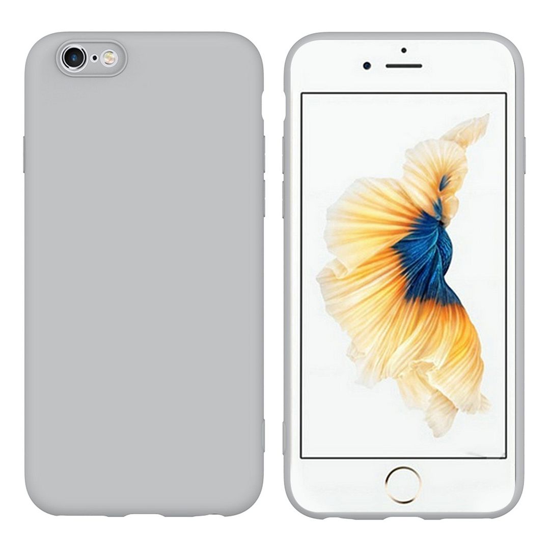 For Apple iphone 6 6S (4.7") CaseỐp lưng silicon mềm mới mềm Vỏ màu dễ thương Bộ đệm chống sốc Vỏ điện thoại Phone Casing