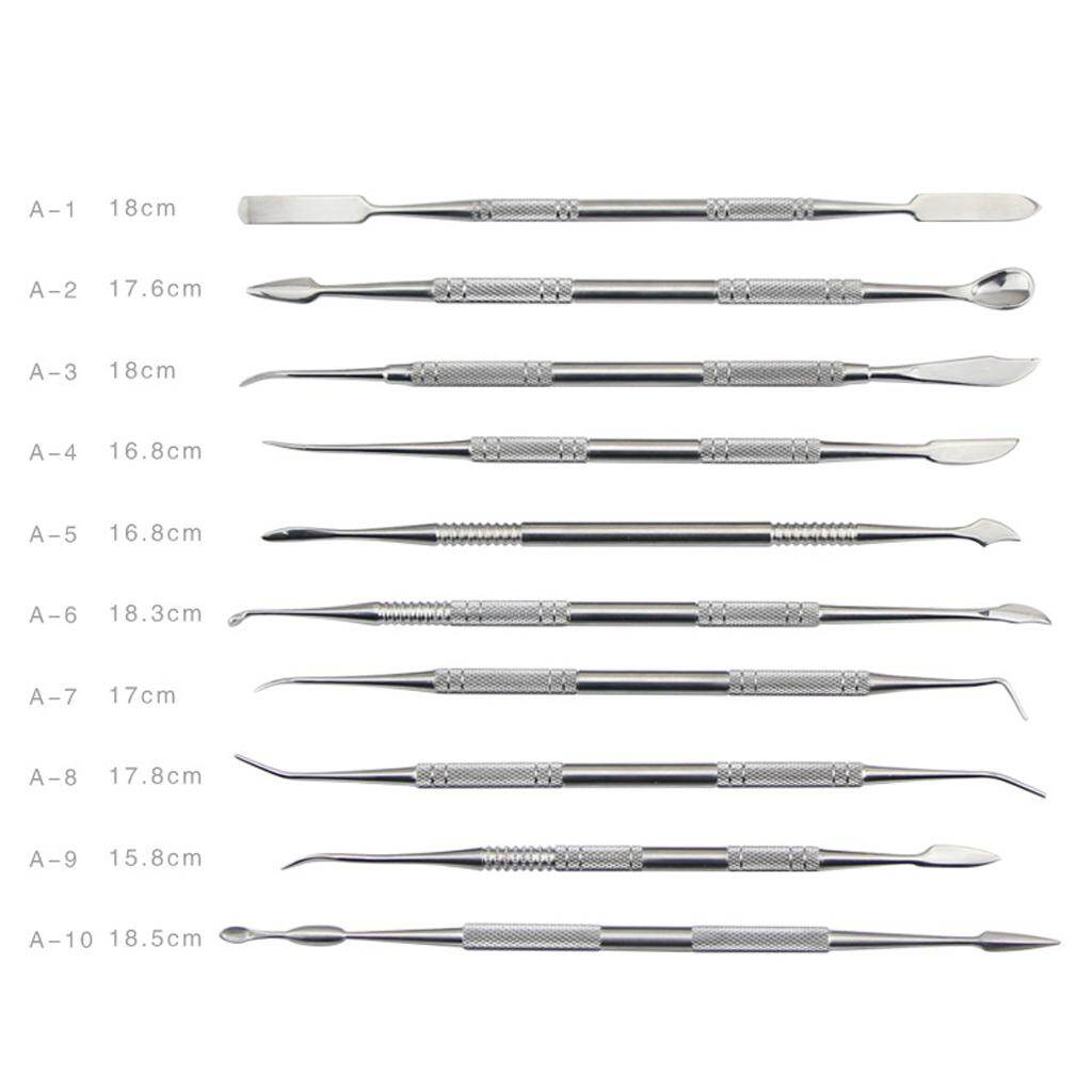 Dolity 10pack Wax Carver Sculpture Tools Set Clay Sculpting Curving