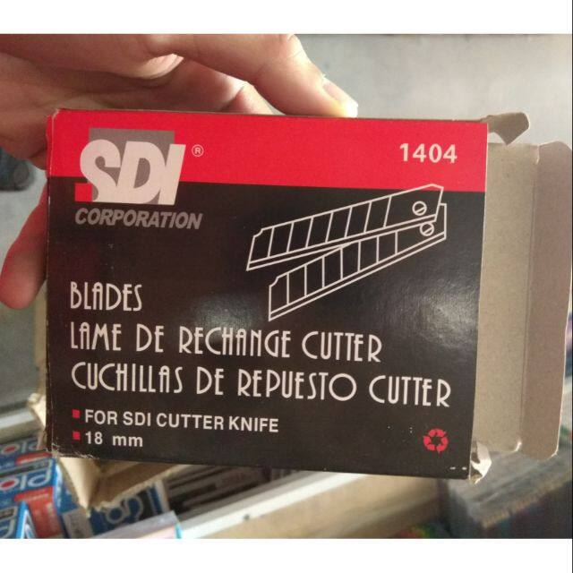 1 hộp lớn lưỡi dao rọc giấy 1404 18mm
