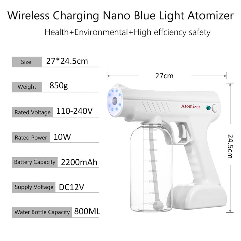 【Local Stock】Atomizer Sprayer Nano Spray Gun Wireless Rechargeable