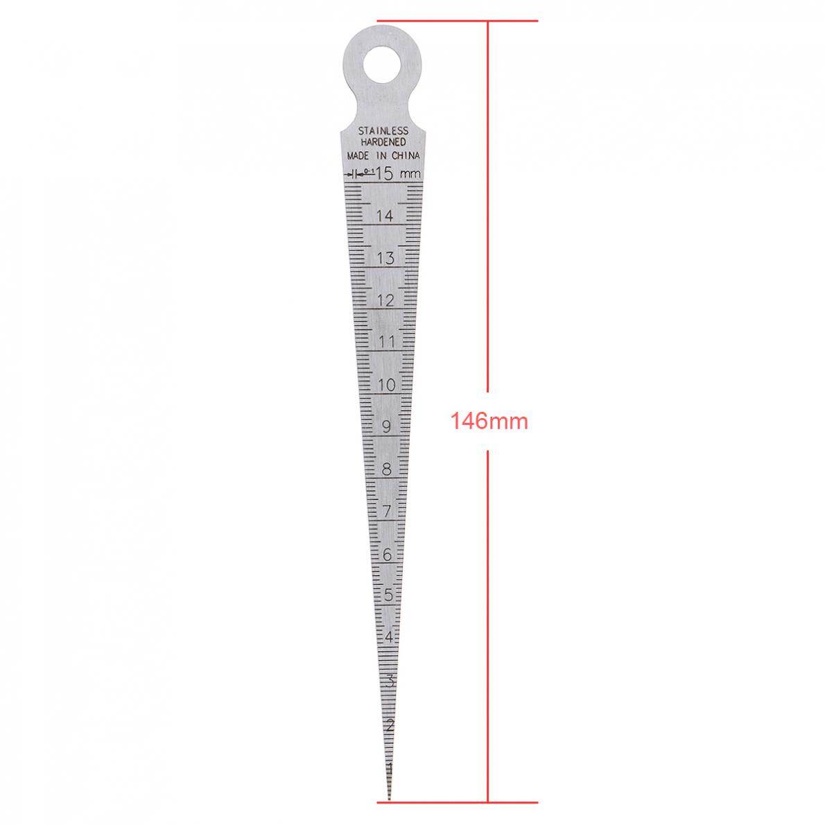 ChgImposs Metric Wedge Thước Khẩu độ Thước đo Chiều sâu Thước đo