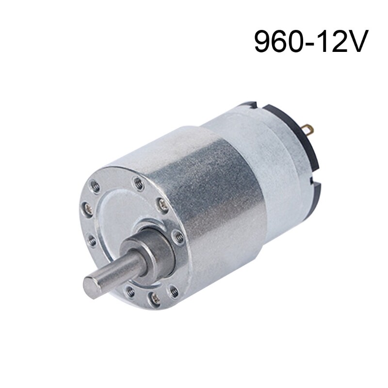 6V 12V 24V 7~960RPM Miniature High Torque Reduction Gear Box Micro Speed Reversible Electric Reduction Geared Motor