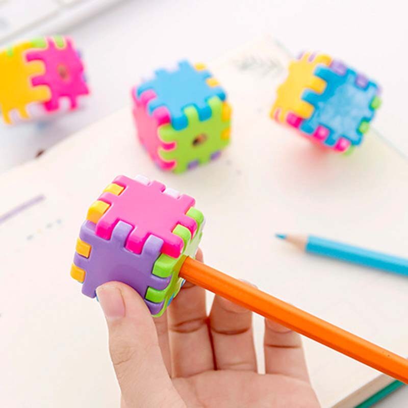 Rubik's Cube Pencil Sharpener Korea Stationery Student Gift