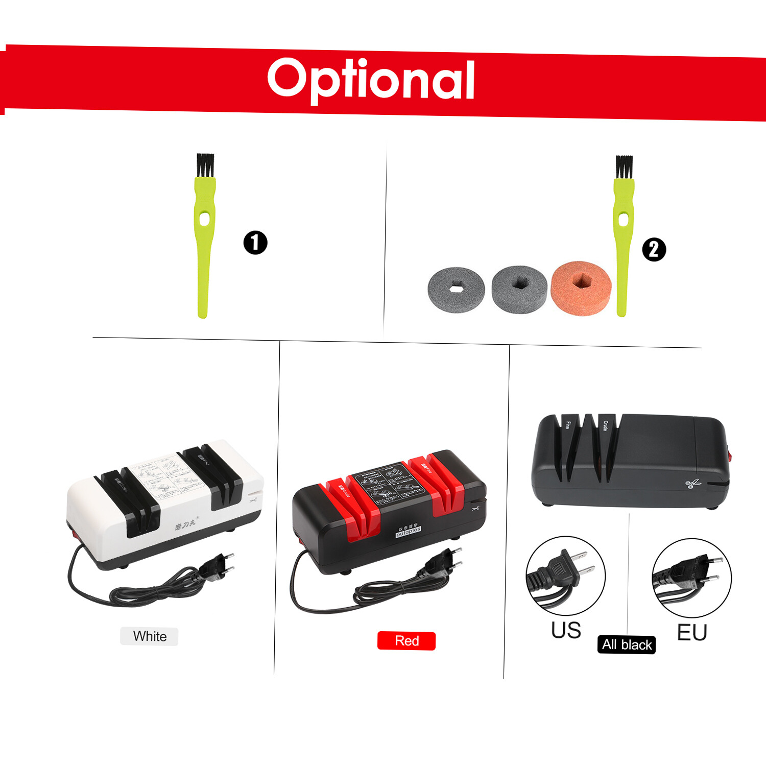 Smart Sensor Máy Mài Điện Chuyên Nghiệp Máy Mài Cắt Tự Động Đa Năng Với Rãnh Thô Và Mịn Vát 15 Độ Cho Dao Răng Cưa Thẳng Kéo Máy Cắt Nhà Bếp Máy Mài Với 3 Bánh Xe Chà Nhám Có Thể Thay Thế Và Bàn Chải Sạch