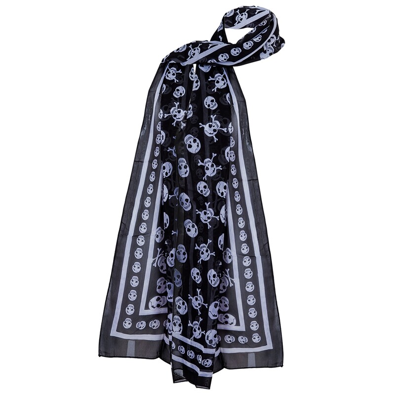 Sciarpa Chiffon XL Sciarpa Chiffon Vikodah Per Donna - Extra Large E