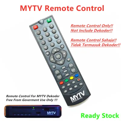MYTV Remote Control (for Set Unit Dekoder Percuma) MYTV Digital Receiver