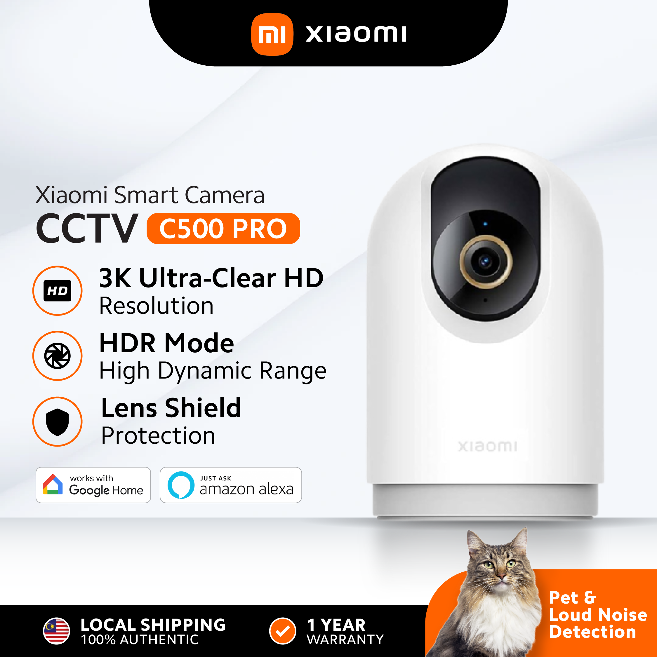 Xiaomi Smart Camera C500 Pro | 3K 5MP Ultra-Clear Imaging | HDR Mode ...