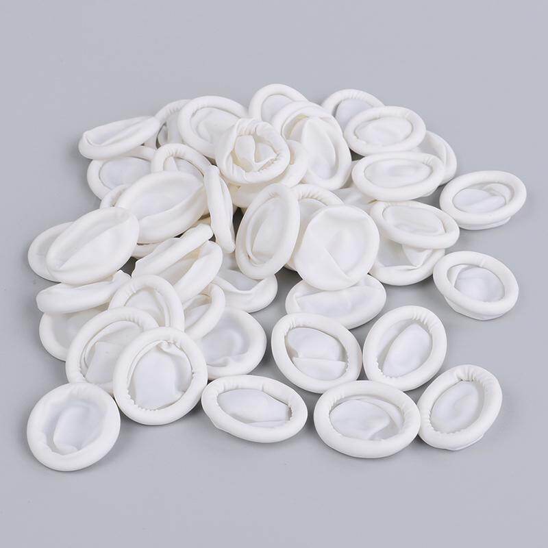 huayou 20Pcs/100Pcs Disposable latex rubber finger cots sets fingertips protector glove