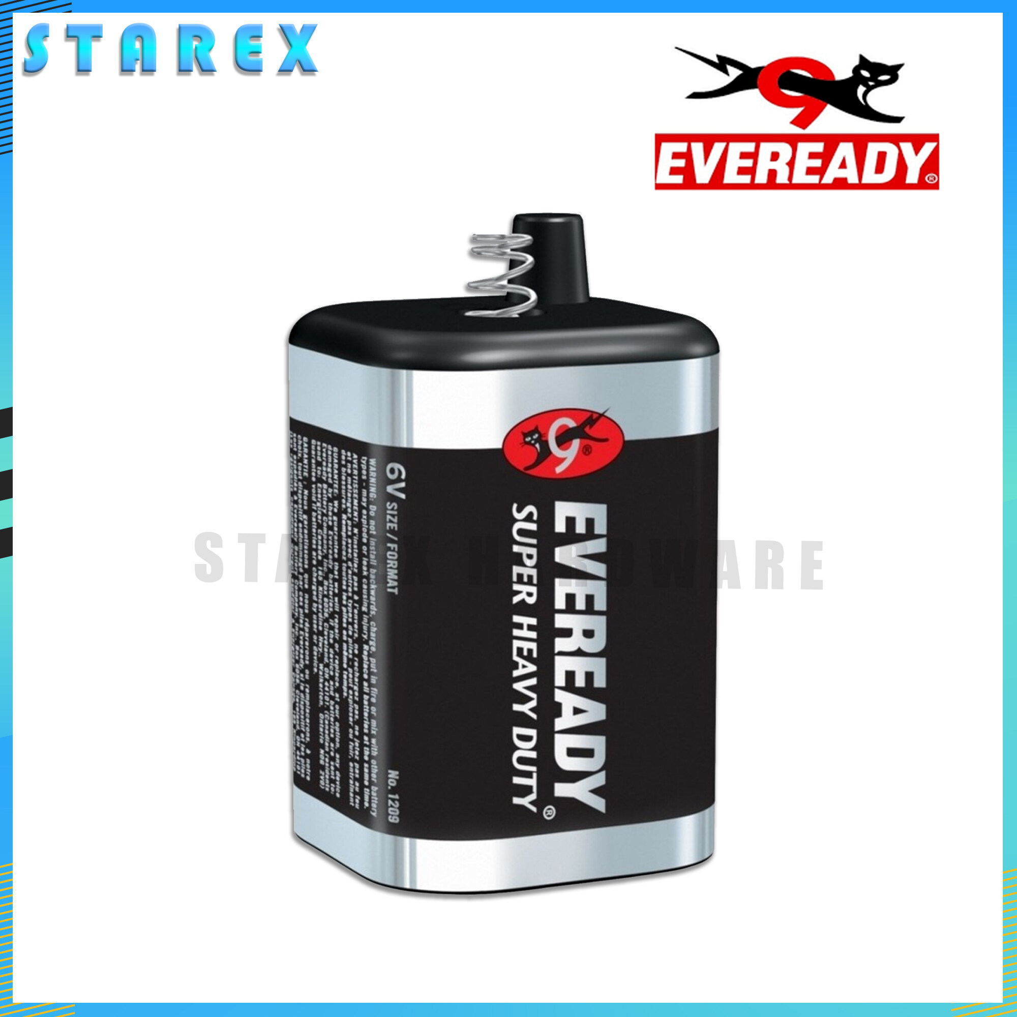 Eveready® Super HeavyDuty 6Volt Lantern Battery Lazada