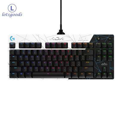Logitech คีย์บอร์ดเล่นเกม GX สีน้ำตาล T คีย์บอร์ดแบบกลไก104ปุ่มสำหรับ PC