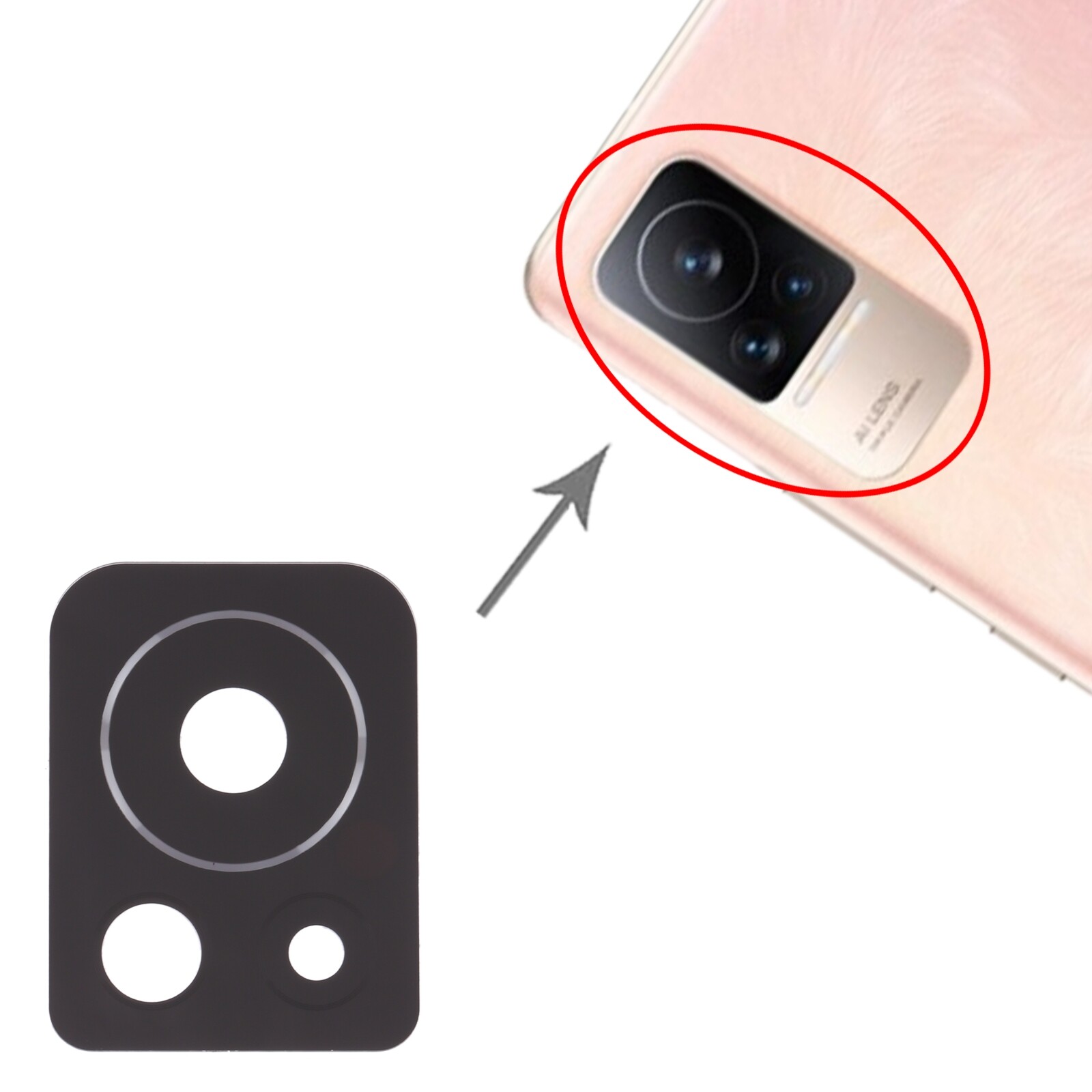 (Hàng Có Sẵn) 10 Ống Kính Camera Sau Cho Xiaomi Civi