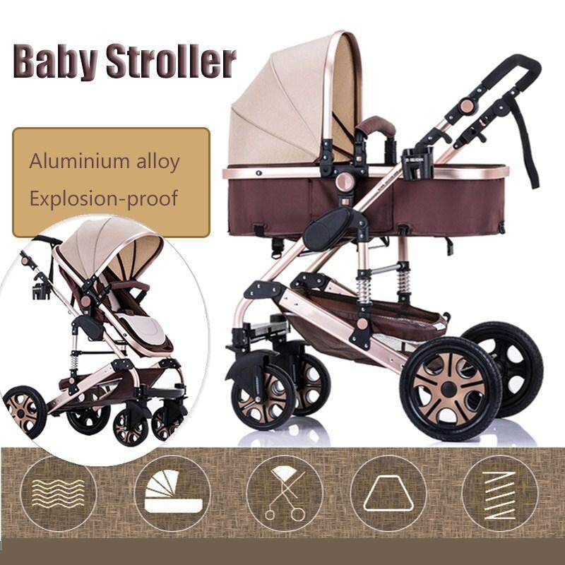 【Big Discount】Baby Stroller Pushchair Seat Foldable Portable Travel Carriage Infant Singapore