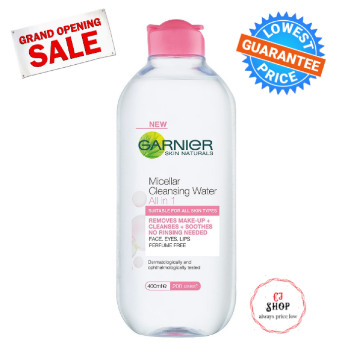 garnier micellar water pink 400ml