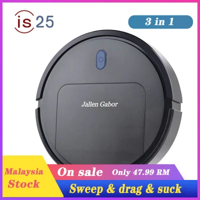 Novix local ready stock Jallen Gabor IS25 Intelligent Vacuum Cleaner Smart Sweep Mop Vacuum Cleaning sweeping Robot (Ready Stock)