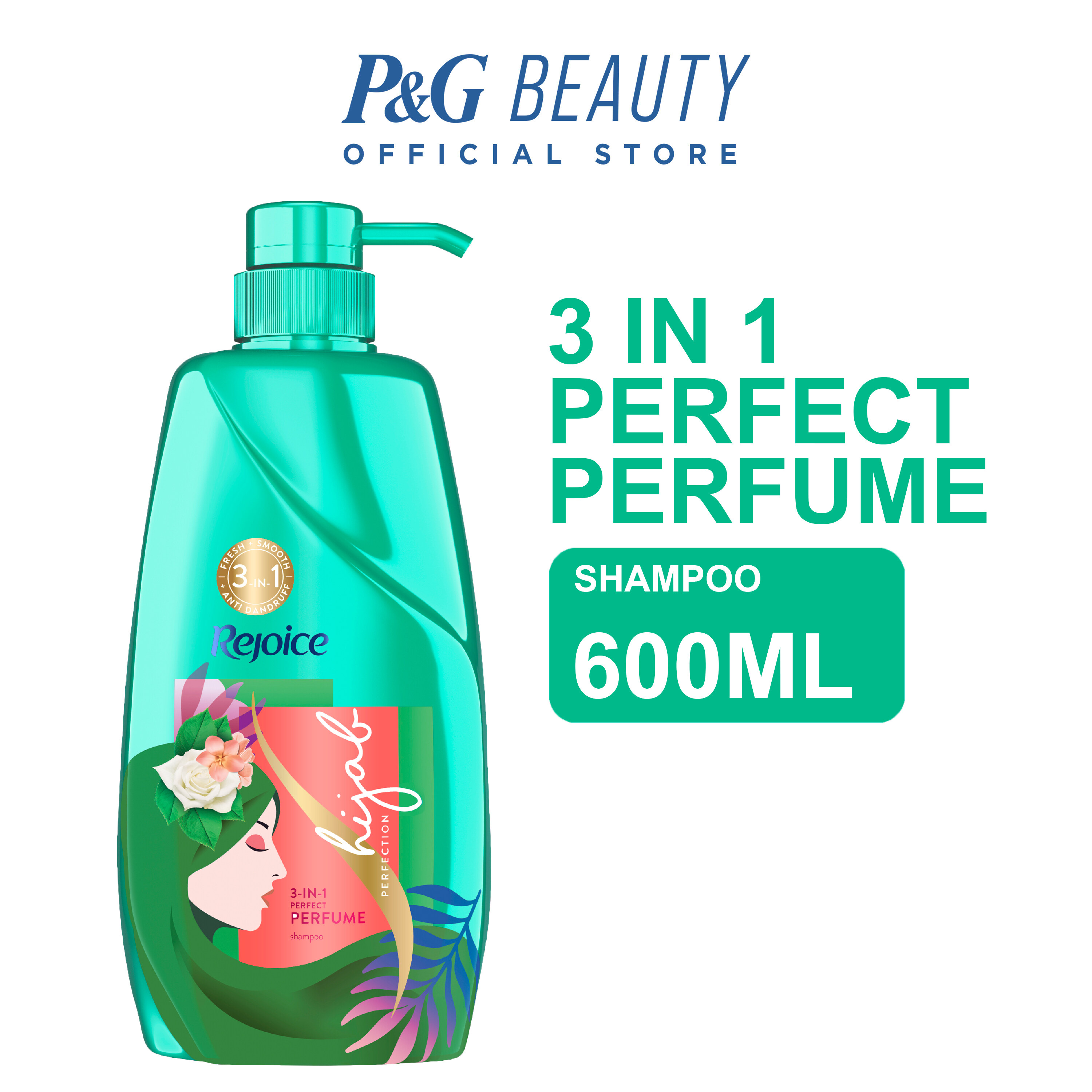 Rejoice Hijab Perfection 3in1 Perfect Perfume Shampoo 600ml Lazada