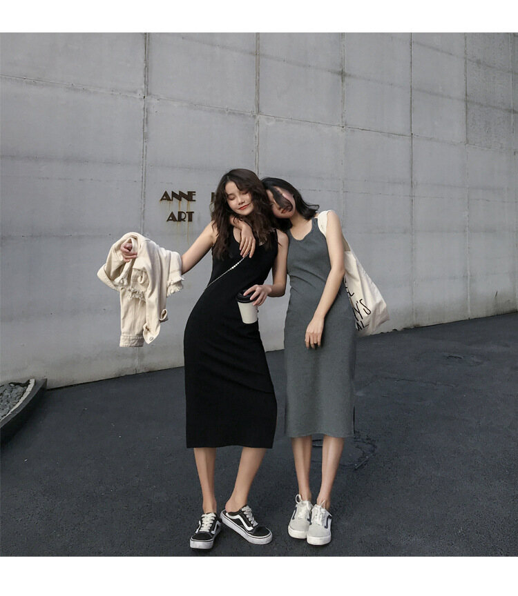 Mid-length Suspender Dress Summer Women's Dress