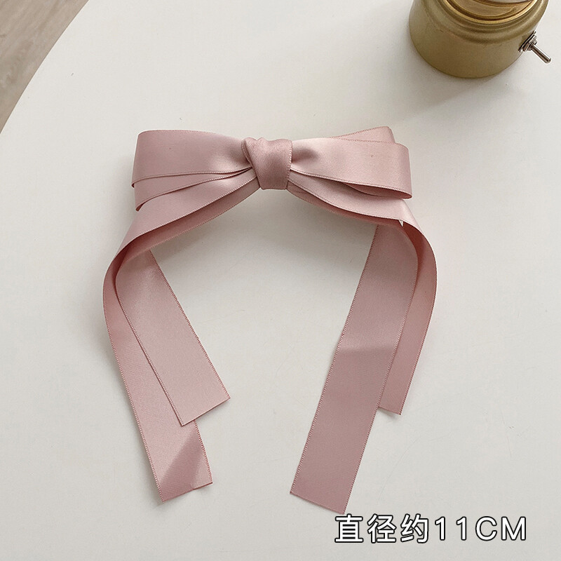 [ACC]Korean style red velvet big bow hairpin