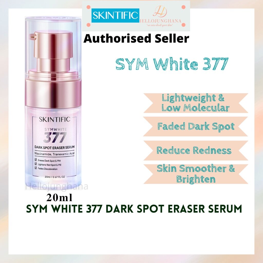 Skintific Sym White 377 Dark Spot Eraser Serum 20ml Niacinamide Faded