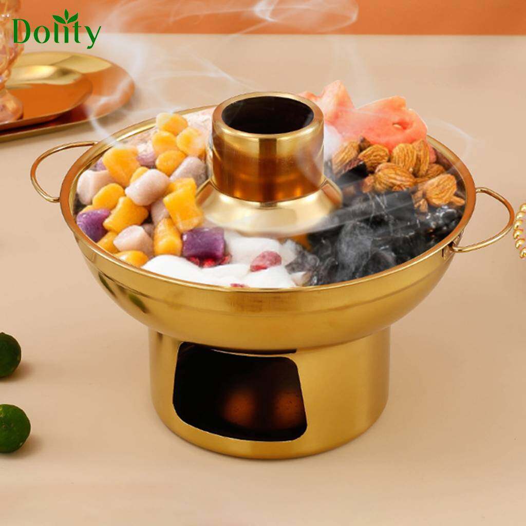 Dolity Old Beijing Hotpot Kitchenware Cooking Pot Traditional Chinese