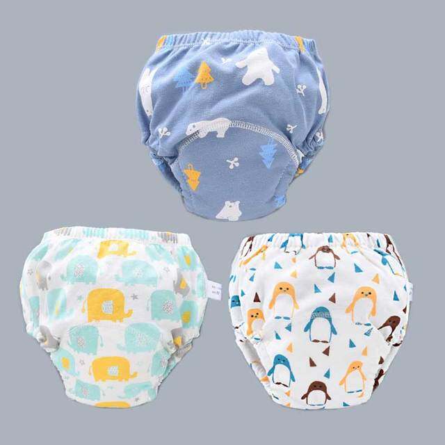 Baby Reusable Diapers Panties Potty Training Pants For Children Ecological Cloth Diaper Washable Toilet Toddler Kid Cotton Nappy