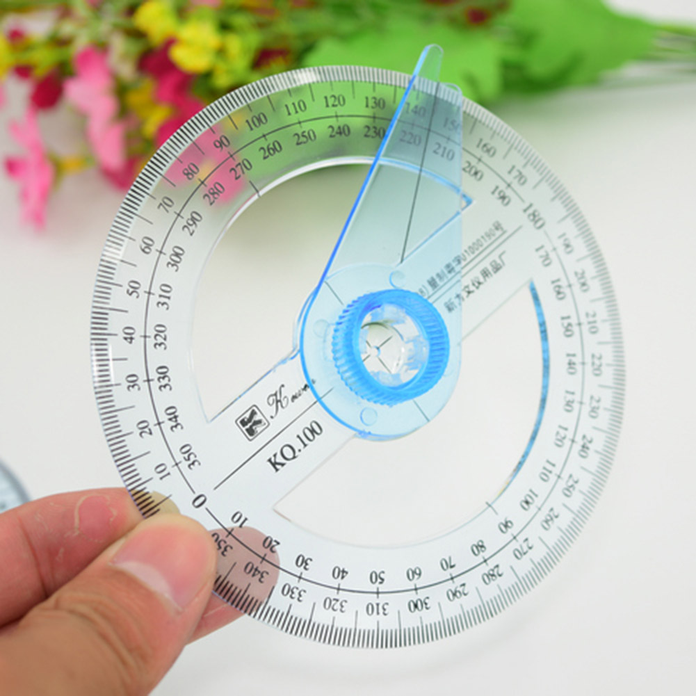 THƯỚC ĐO Con Trỏ 360 Độ 10Cm Tròn Thước Đo Góc Tìm, Ngẫu Nhiên