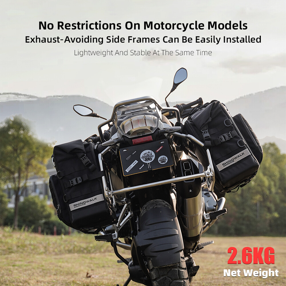 Rhinowalk Motorcycle Saddle Bag Side Pannier Waterproof 25L