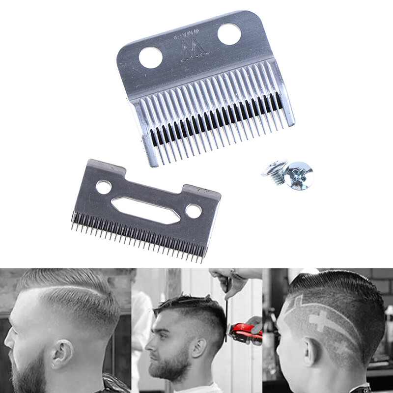 Qcici Movable Blade Hair Cutting Clipper Blade Steel Clipper Accessories With Screws