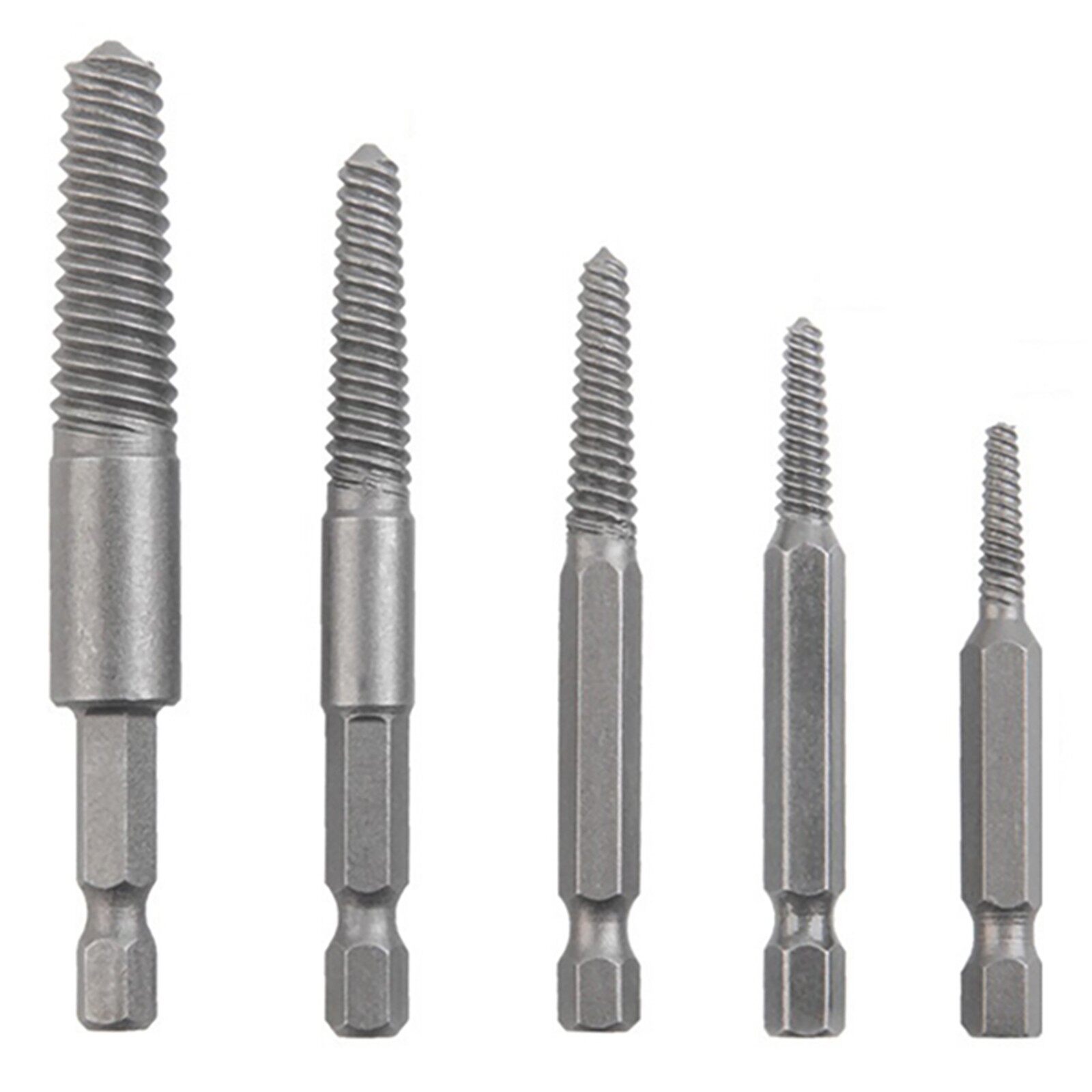 Toolstar Screw Extractor Center Drill Bits Guide Set Broken Damaged Bolt Remover Removal
