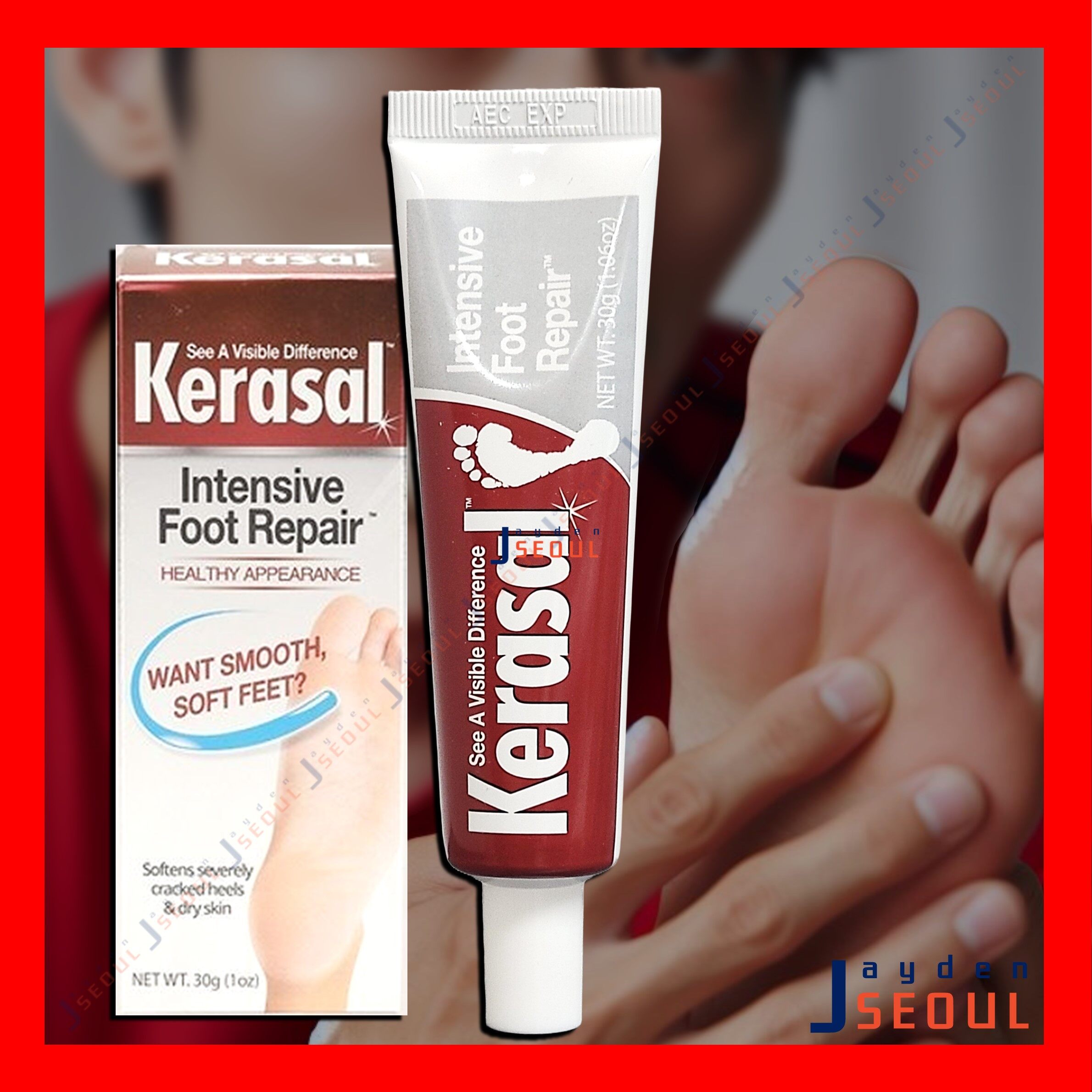 [Kerasal] Intensive Foot Repair Cream (30g) Lazada