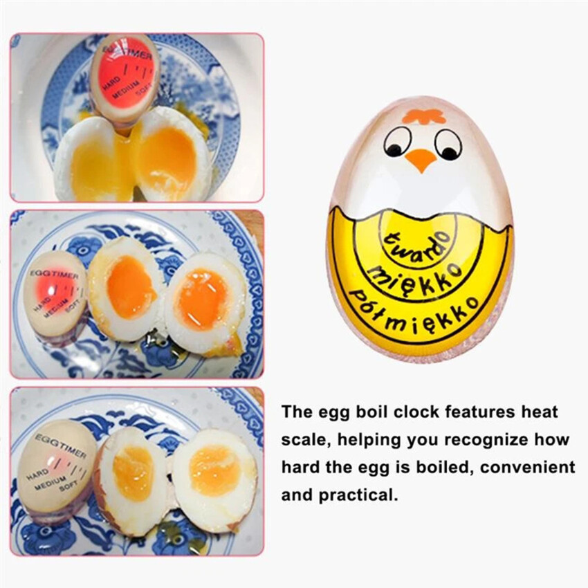 Egg Timer Color-Changing For Boiling Eggs Soft Hard Boiled Egg Perfectly Every Time No BPA Safe Easy-To-Read And Fun No More Guesswork