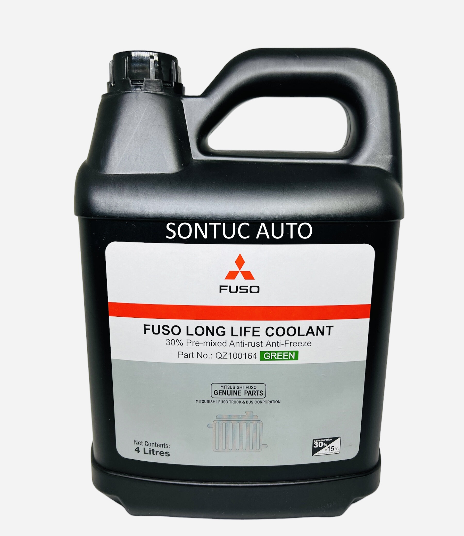 三菱FUSO DIESEL LONG LIFE COOLANT Si 18L Mitsubishi FUSO Long Life Radiator Coolant (Green) 4 Liter 4 Liter