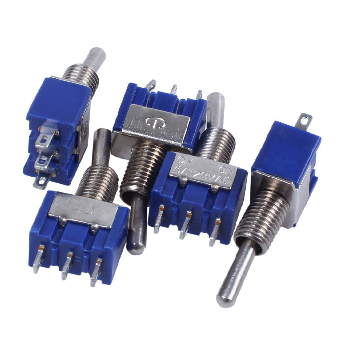 Công Tắc Gạt MTS-202 6 Chân 2 Vị Trí 2A 250VAC