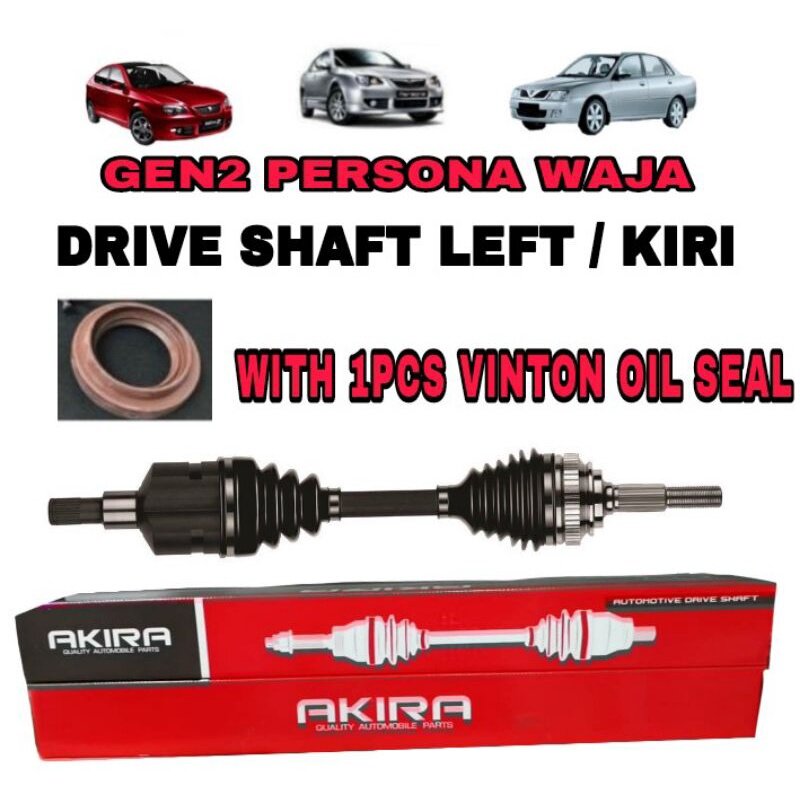 AKIRA PROTON WAJA GEN2 PERSONA DRIVE SHAFT LEFT AND RIGHT WITH ABS WITH